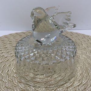 Clear Glass Bird